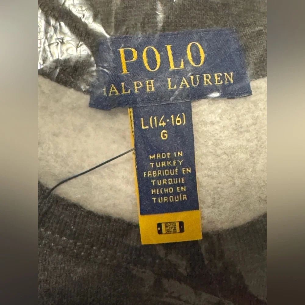 Polo Ralph Lauren Bear Sweatshirt Large - Picture 5 of 6